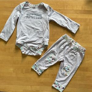 Patagonia Capilene baselayers, 3-6mos, GUC